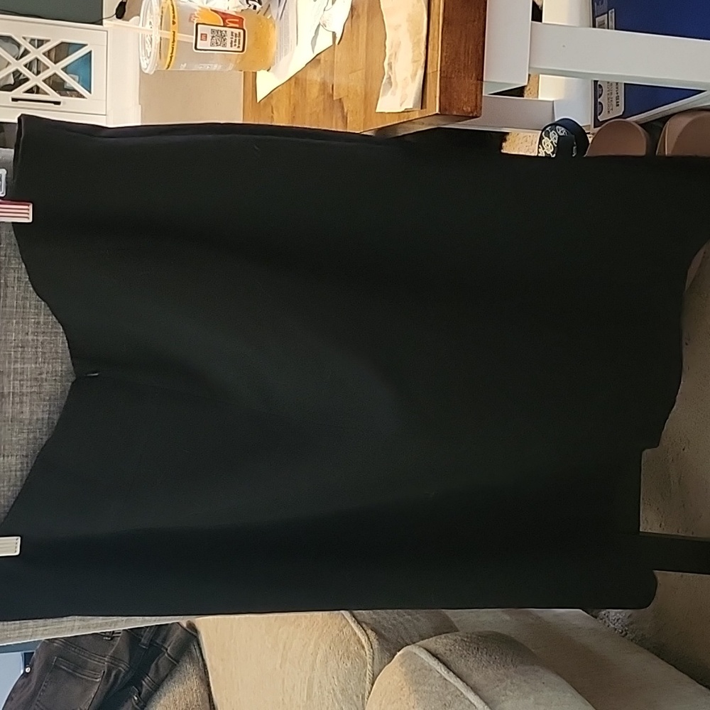 Black lined skirt